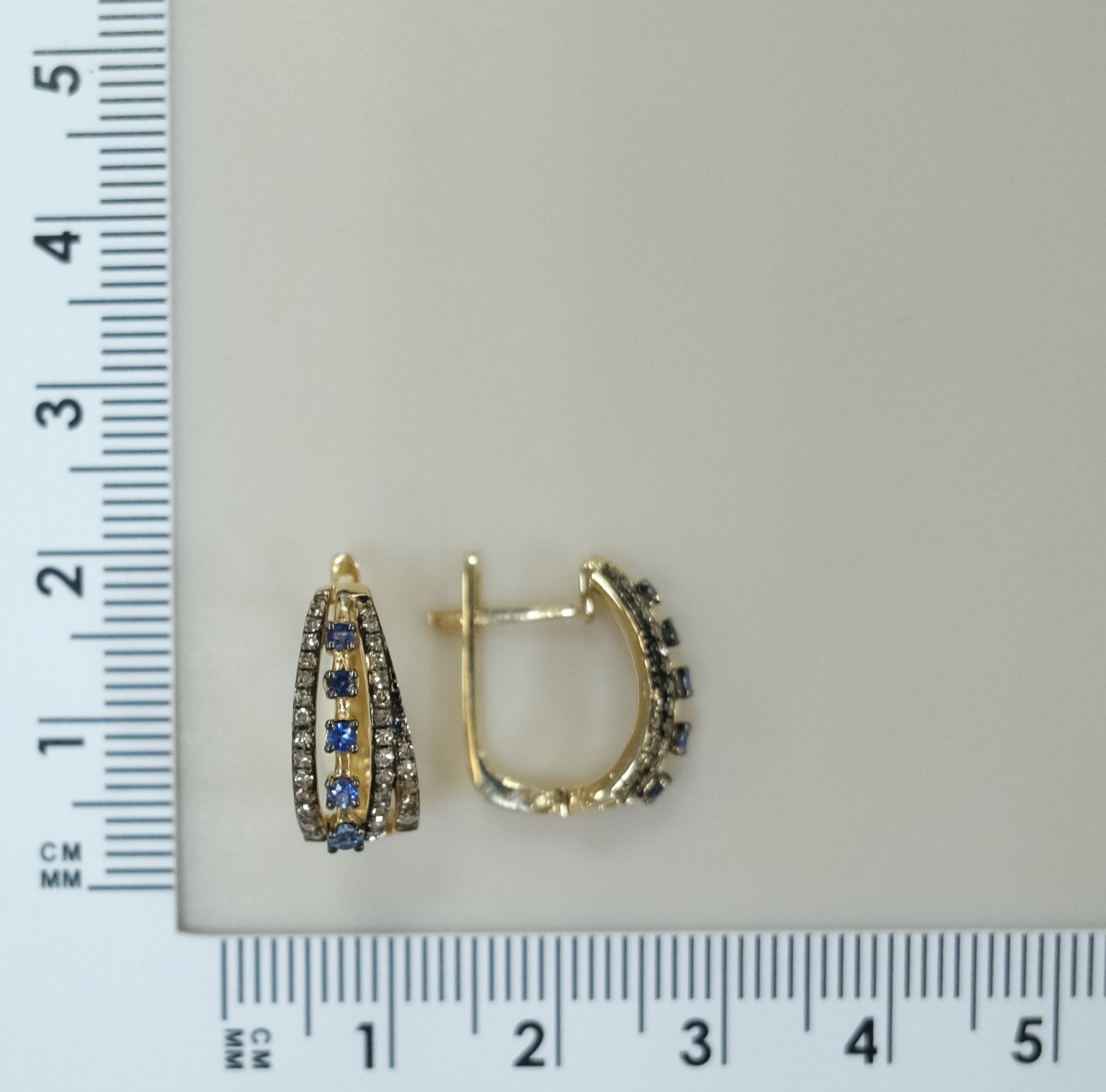 10511-001372 Серьги (Au 585)